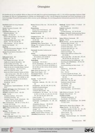 Ortsregister