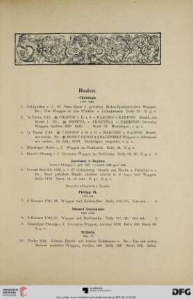 Baden (Nr. 1-68)