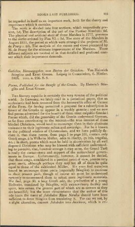 Stieglitz and Grosse's Poems, for the benefit of the Greeks