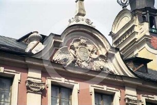 Giebel des Schifffahrtsmuseums Riga