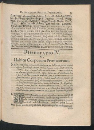 Dissertatio IV. De Habitu Corporum Prussicorum.