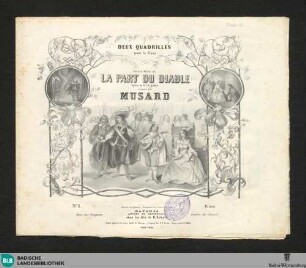1: Deux quadrilles pour le piano sur les motifs de "La part du diable"