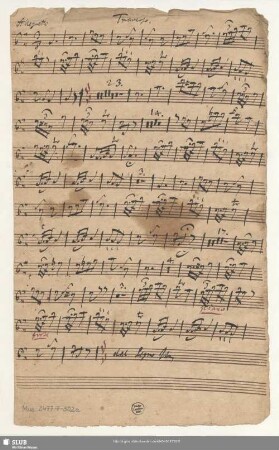 Stimmensatz [Schreiber: Opitz, J. S.]