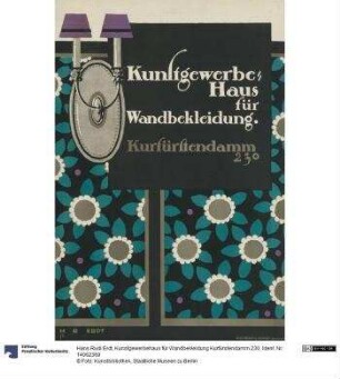 Kunstgewerbehaus für Wandbekleidung Kurfürstendamm 230