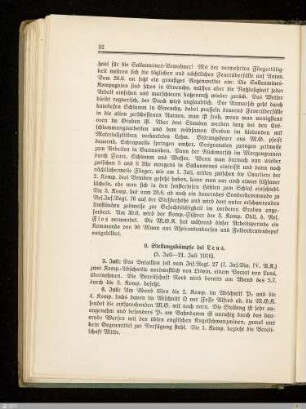 9. Stellungskämpfe bei Lens