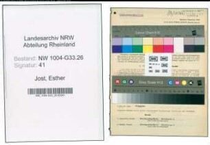 Entnazifizierung Esther Jost , geb. 22.02.1904 (Lehrerin)