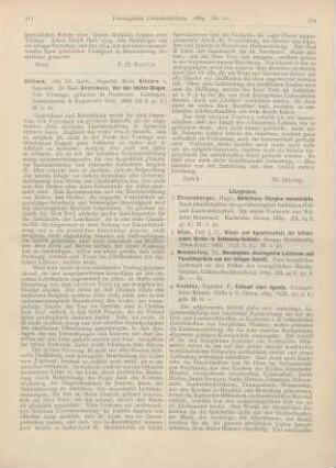 313-314 [Rezension] Uhlhorn, Gerh., Von den letzten Dingen