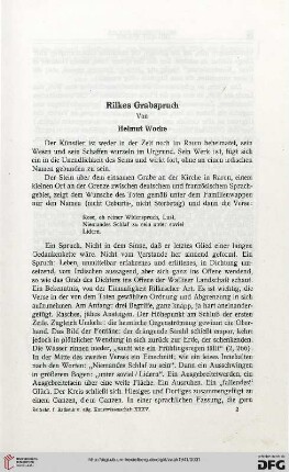 35: Rilkes Grabspruch