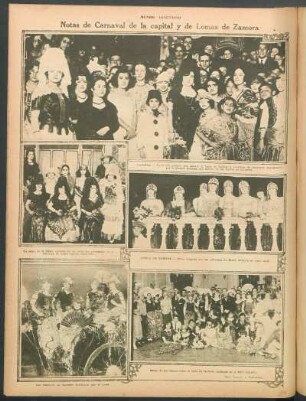 Notas de Carnaval de la capital y de Lomas de Zamora [Fotografías]