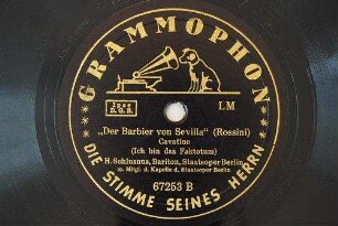 "Der Barbier von Sevilla" : Cavatine (Ich bin das Faktotum) / (Rossini)