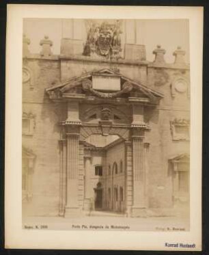 Porta Pia, Rom: Ansicht Portal
