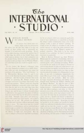 The International Studio (June, 1908)