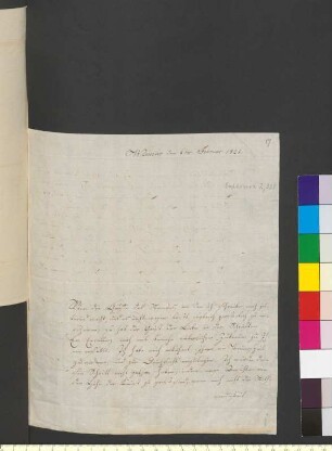 Brief von Große, Johann Ernst Christian Ludwig an Goethe, Johann Wolfgang von