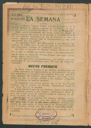 Nuevo formato