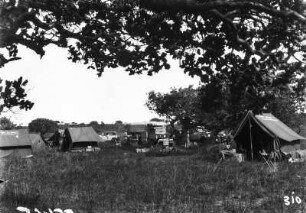 Expeditionslager : Expeditionslager im Umfolozi-Park