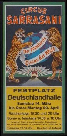 Circus Sarrasani, Berlin, ohne Jahr