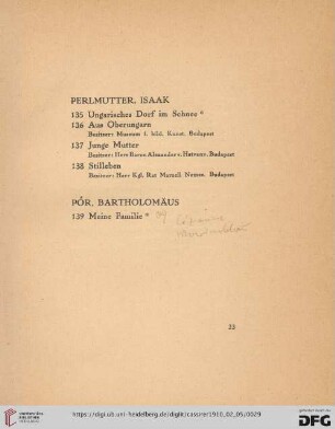 Perlmutter, Isaak (Nr. 135-138)
