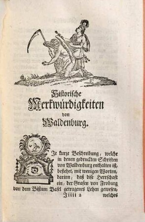 Versuch einer Beschreibung historischer und natürlicher Merkwürdigkeiten der Landschaft Basel, 13. Von Waldenburg
