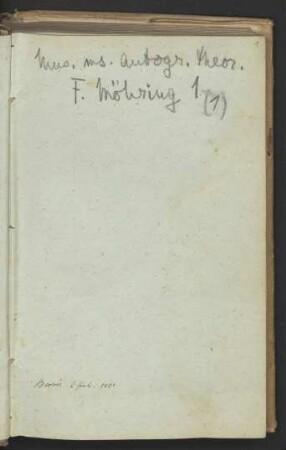 Tagebuch Bd. 1: 1815-1830