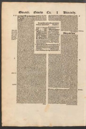 Incipit liber Genesis qui dicitur hebraice Breschith.