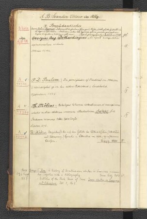 I. Propädeutisches