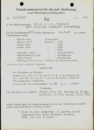 Müller, Norbert