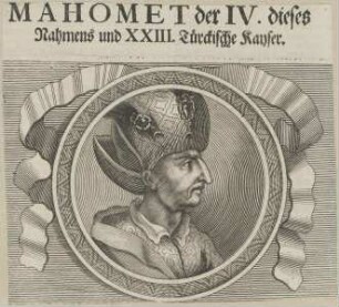 Bildnis von Mahomet IV., Sultan des Osmanischen Reiches