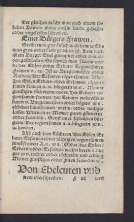 Von Eheleuten ...