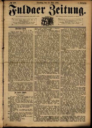 Ausgabe vom Dienstag, den 13. Mai 1890.