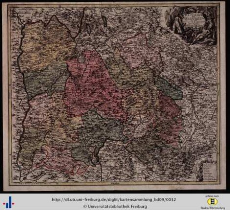 Dauphine sive Delphinatus superior et inferior nec non Ducatus Sabaudiae pars maxima.