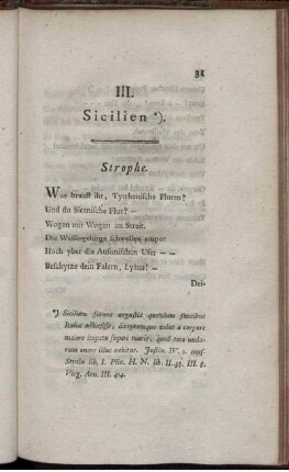 III. Sicilien