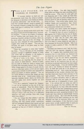 The lay figure: on changes in fashion
