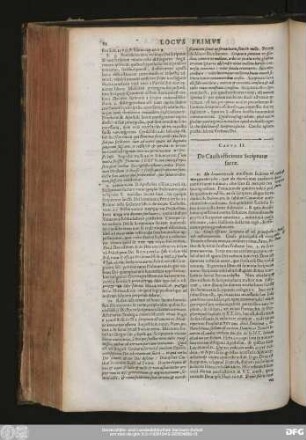 Caput II. De Causa efficiente Scripturae sacrae.