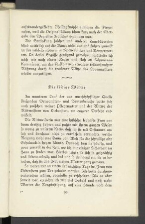 Die listige Witwe