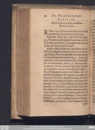 Caput III. Alia Scripturae dicta de divina benevolentia.