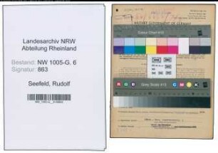 Entnazifizierung Rudolf Seefeld , geb. 28.07.1893 (Revisor)