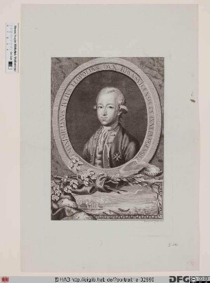 Bildnis (Maximilian Julius) Leopold, Prinz von Braunschweig-Lüneburg