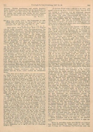 511-513 [Rezension] Dölger, Franz Joseph, ICHTHYS. Das Fischsymbol in frühchristlicher Zeit. II. u. III. Band