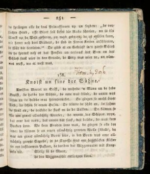 138. Knoist un sine dre Suehne.