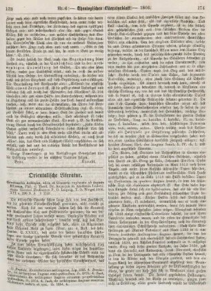 173-181 Orientalische Literatur