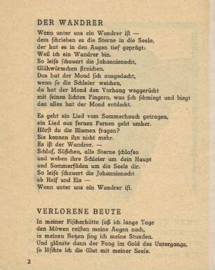 Verlorene Beute