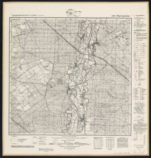 Messtischblatt 4559 = [2627] : Ober Leschen, heute Leszno Górne, Polen, 1940 : Messtischblatt 4559 = [2627] : Ober Leschen. - Aufn. 1887, hrsg. 1888, bericht. 1937, letzte Nachtr. 1938/39, Ausg. 1940. - [Berlin] : Reichsamt für Landesaufnahme, 1940. - 1 Kt. : zweifarbig. - Mit Zeichenerklärung