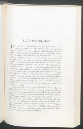 Luigi Pirandello