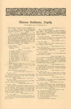 Materne Gerstmann, Liegnitz