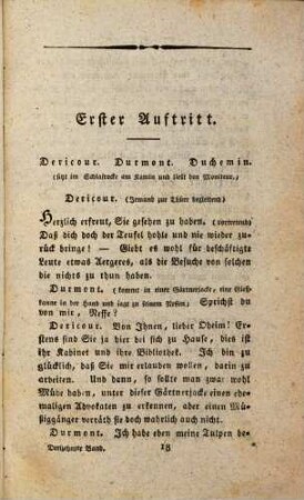 Die Müßiggänger : ein Lustspiel in einem Aufzug