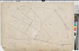 Liesborn (Wadersloh), Flurbereinigung Liesborn, Bl.37 Zuteilungskarte Flur 37