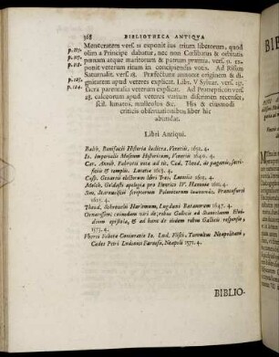 Libri Antiqui.