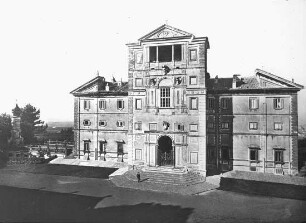 Frascati, Villa Aldobrandini, Belvedere, Südseite; Porta, Giacomo della; Carlo Maderna