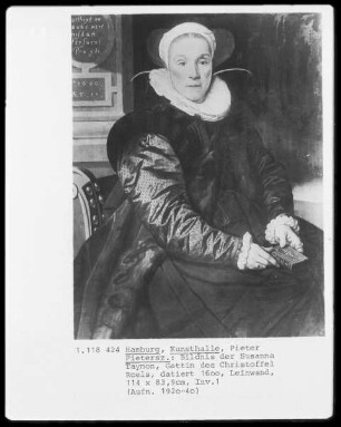 Bildnis der Susanna Taymon, Gattin des Christoffel Roels