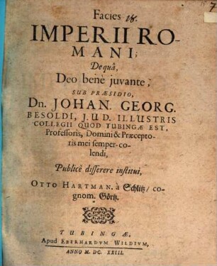 Facies Imperii Romani